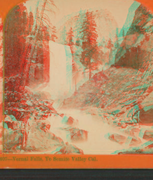 Vernal Falls, Yo Semite Valley, Cal. 1870?-1883?