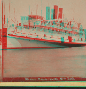 Steamer Massachusetts, New York. [1858?-1915?]