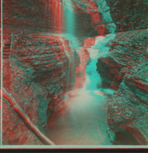 [Rainbow falls, Watkins Glen.] 1870?-1880?