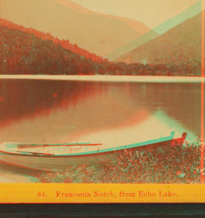 Franconia Notch, from Echo Lake. 1865?-1890?