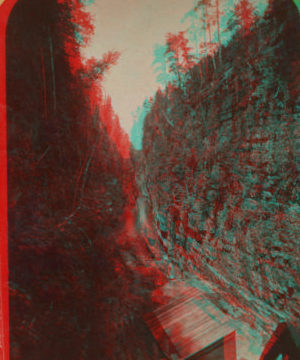 Au Sable Chasm. The Boat Ride. 1865?-1885?