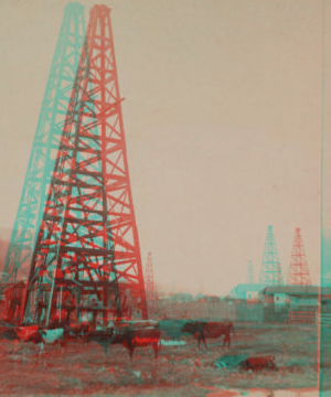 Oil wells, Bradford, Pa. [1860?-1910?]