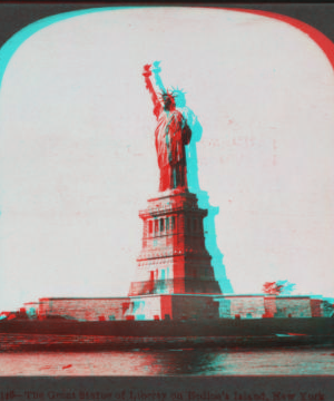 The great Statue of Liberty on Bedloe's Island, New York Harbor, U.S.A. 1865?-1910? [ca. 1900]