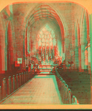 St. Mark's Church [interior], Philadelphia. 1861-1890?