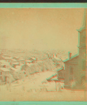 [Bloomington: view of the town after a sleet storm, Jan. 1871.] 1865?-1900? 1871