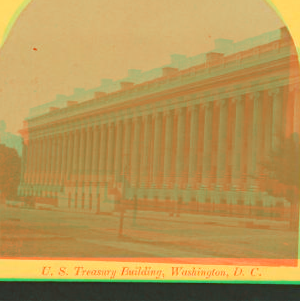 U.S. Treasury Building, Washington, D.C.. 1854-1860? 1854-1860