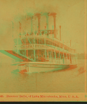 Steamer Belle, of Lake Minnetonka, Minn. U.S.A. 1870?-1890?