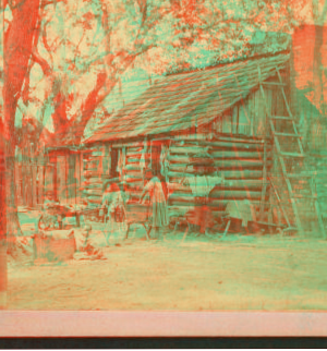 Plantation scene. Folks all home. 1868?-1900?