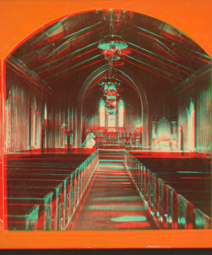 Interior, St. Paul's Church, Key West, Fla. 1860?-1900?