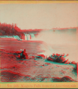 Niagara Falls from the American side. 1870?-1902