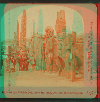 Idols of the British Columbian Indians, Columbian Exposition. 1893