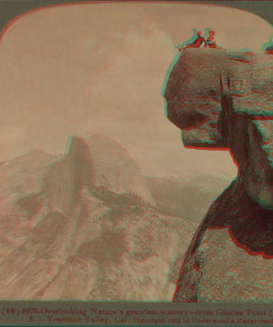 Overlooking nature's grandest scenery, from Glacier Point (N.E.), Yosemite Valley, Cal. 1893-1904