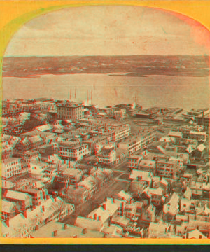 [Panorama from Bunker Hill monument, north.] 1862?-1885?