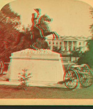 The Colossal Bronze Equestrian Statue of Gen. Andrew Jackson. 1870-1899 1870?-1899?