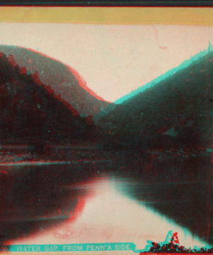 Water Gap, from Penn'a side. [1860?]-1902