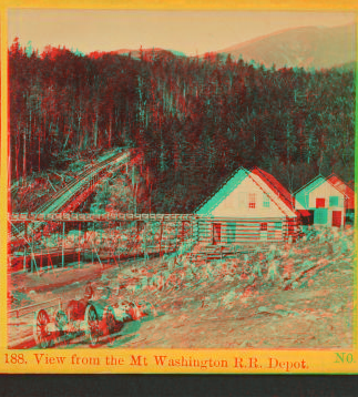 View from the Mt. Washington R.R. Depot. 1864?-1892?