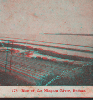 Rise of the Niagara River, Buffalo. [1865?-1905?]