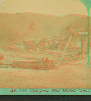 View from East Mauch Chunk. 1868?-1885?