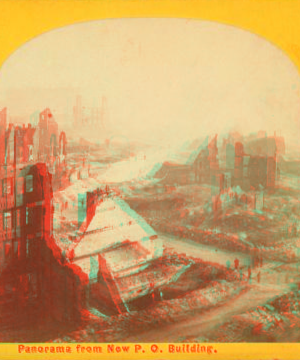 Panorama from new P.O. building. 1872