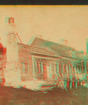 [View of houses.] 1865?-1900? 1865-1900