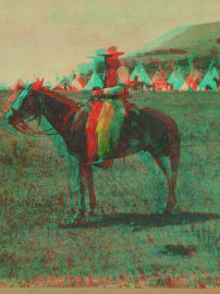 'Smokey' on horseback. 1900 1865