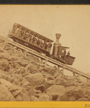 Ascending Mt. Washington. 1864?-1892?