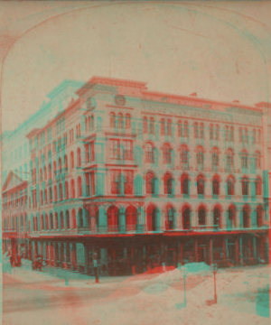 Young Man's Association building, winter. [1865?-1905?]