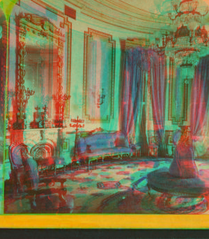 Blue Room in the President's House. 1870-1899 1870?-1899?