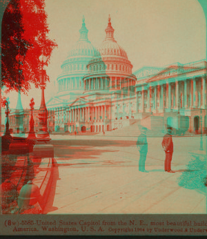 United States Capitol from the N.E., most beautiful building in America. 1859?-1905? [ca. 1900]