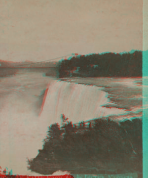 American Falls from Goat Island, Niagara. [1859?-1885?]