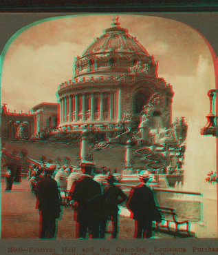 Festival Hall and the Cascades. Louisiana Purchase Exposition, St. Louis. 1903-1905 1904