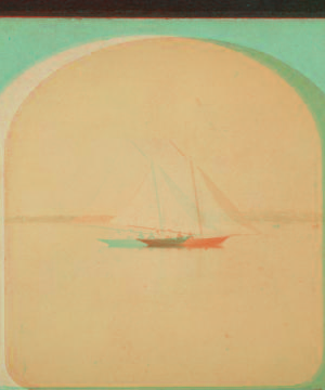 The Eclipse [sailboat on lake]. 1870?-1885? [ca. 1880]