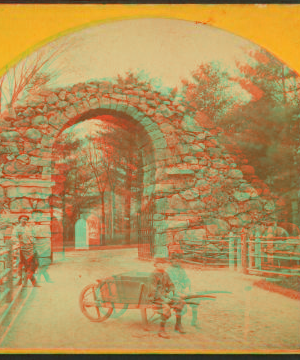 Entrance to Harmony Grove. 1859?-1885?