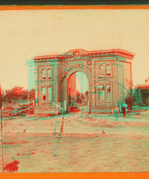 Cemetery gate, Gettysburgh. 1861-1865