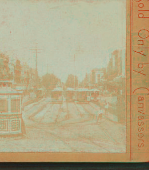 [View of street cars.] 1868?-1901?