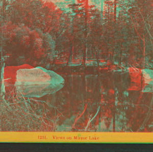 Views on Mirror Lake. ca. 1870