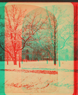 Touro Park in winter. 1859?-1885?