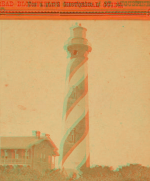 Light-House on the Atlantic Coast, opposite St. Augustine, Florida. 1865?-1890?