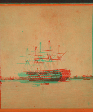 [Ship on James River.] 1863?-1910?