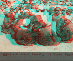 Arabic School Learning the Koran, Egypt. [ca. 1900]