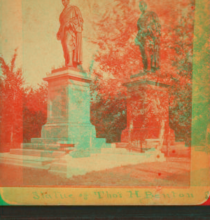 Statue of Tho's H. Benton St. Louis [by Harriet Hosmer]. [ca. 1870] 1870?-1900?