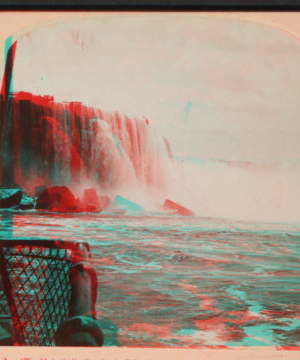 Majestically Grand, the Falls, from the 'Maid of the Mist', Niagara, U.S.A. 1895-1903