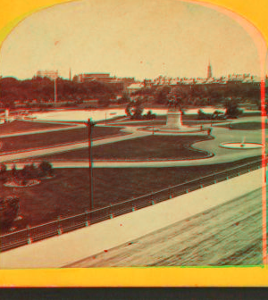 Panoramic view Public Garden. 1865?-1890?