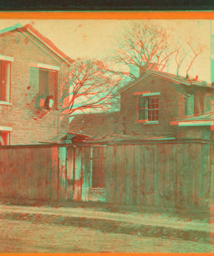 Dwelling houses in Petersburgh, Va., showing the effect of Gen. Grant's bombardment. 1861-1865