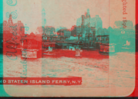 South and Staten Island Ferry, New York. 1858?-1910? 1896