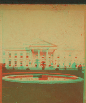 [View of the White House.] 1860?-1910?