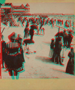 On the Coney Island Beach. [1865?]-1919