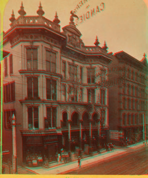 McVicker's Theatre. 1865?-1890?