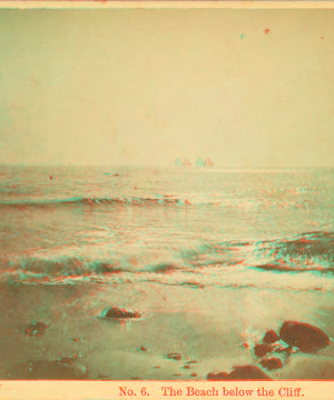 The Beach below the Cliff. [ca. 1860] 1869?-1880?