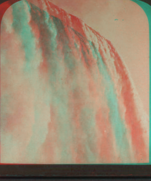 Stupendous volume of falling water, the American Falls from below, Niagara, N.Y. 1860?-1905